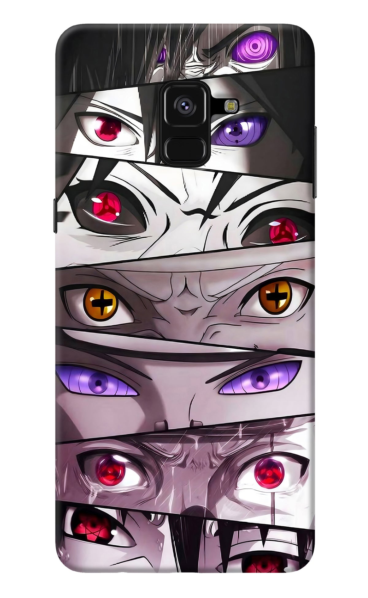 Naruto Anime Samsung A8 plus Back Cover