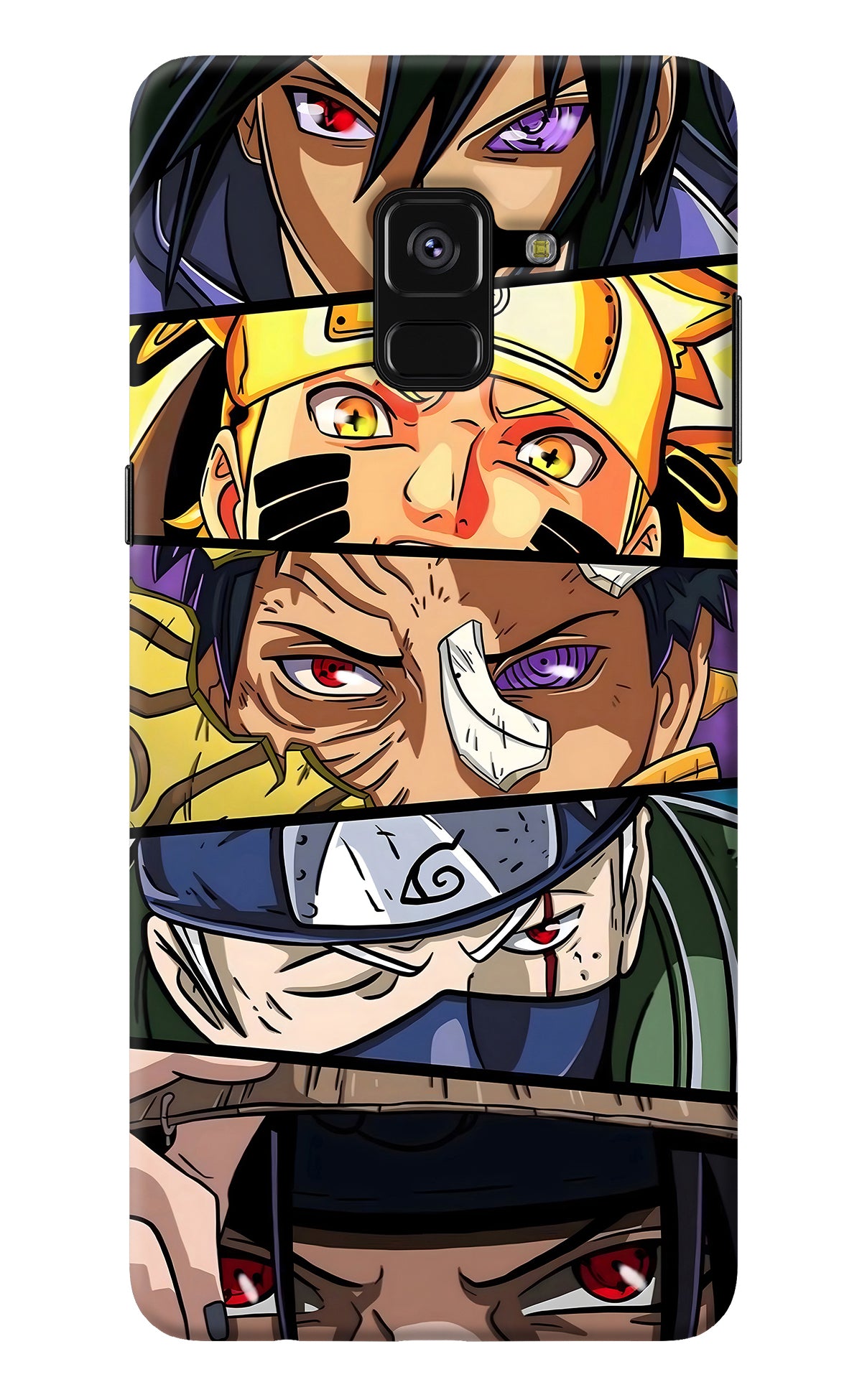 Naruto Character Samsung A8 plus Back Cover