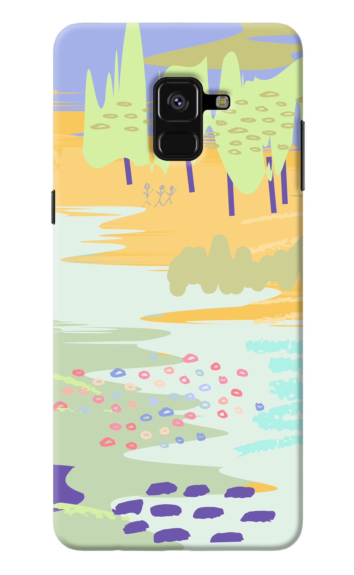 Scenery Samsung A8 plus Back Cover