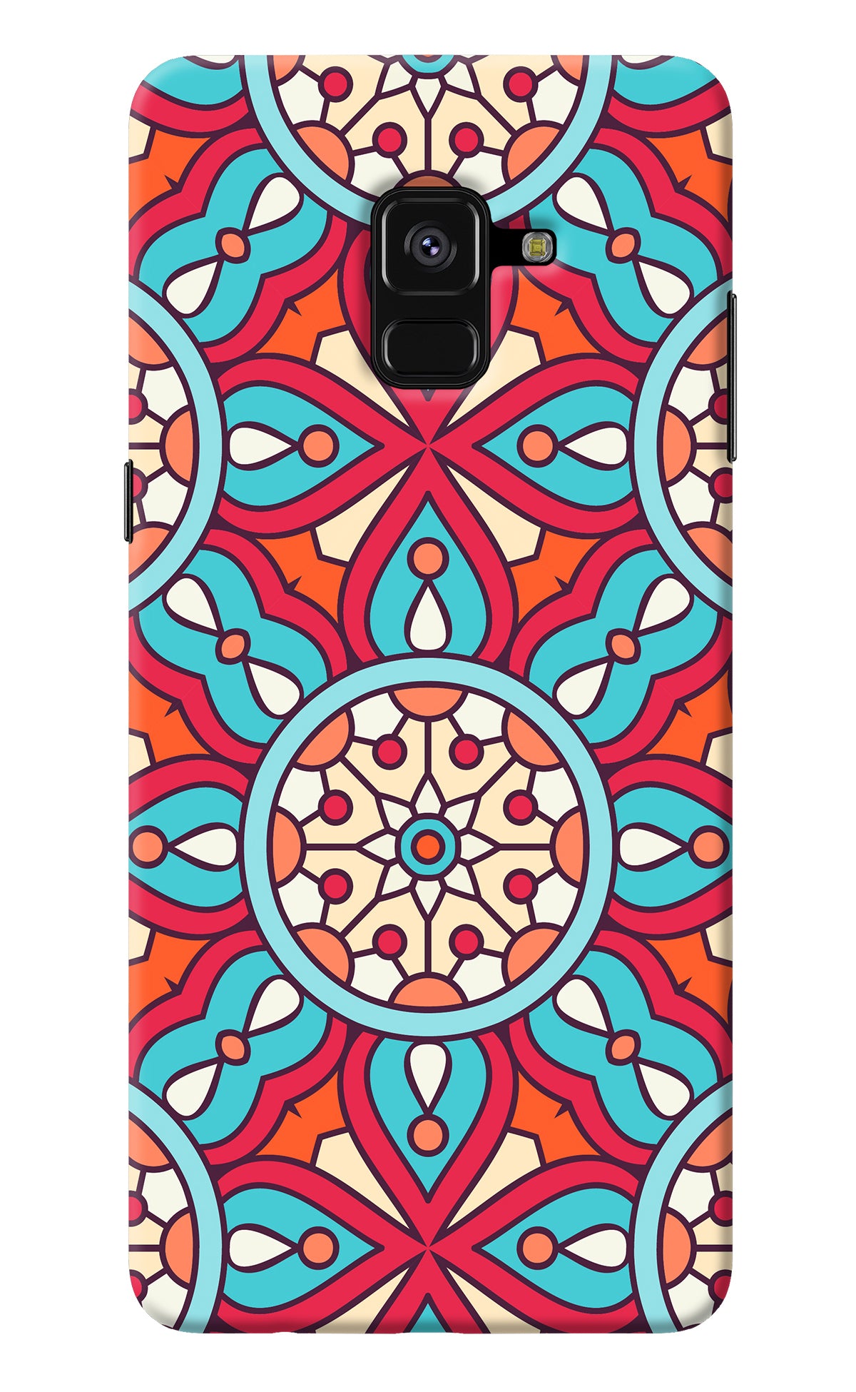 Mandala Geometric Samsung A8 plus Back Cover