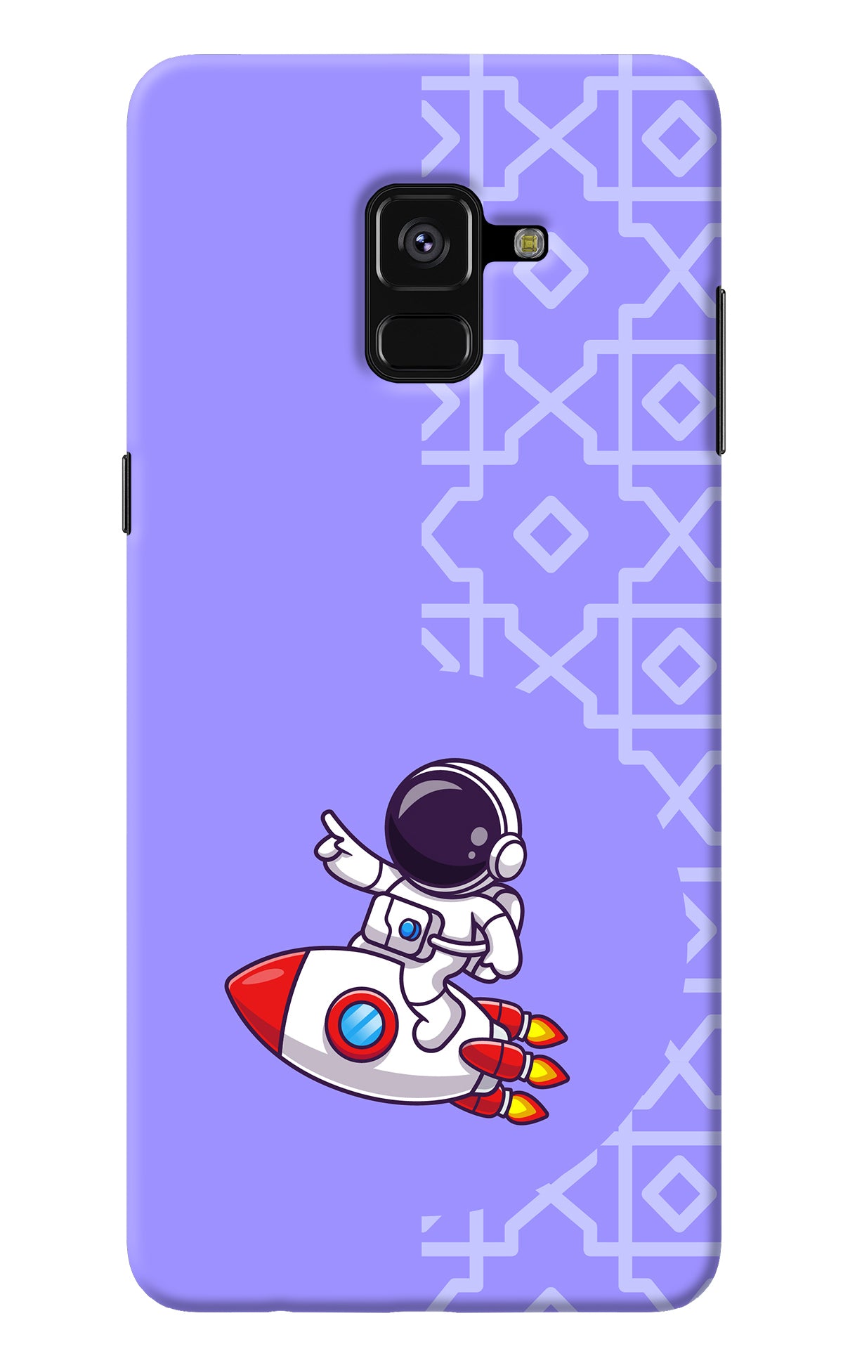 Cute Astronaut Samsung A8 plus Back Cover