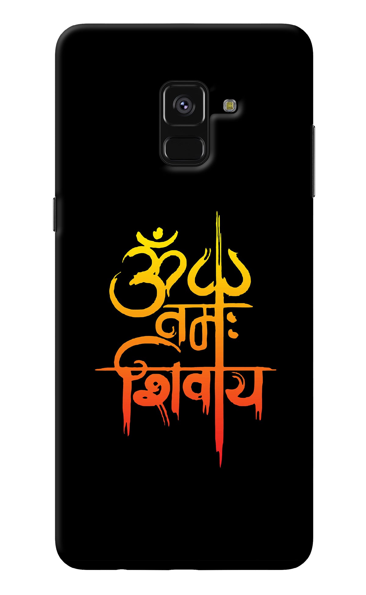 Om Namah Shivay Samsung A8 plus Back Cover