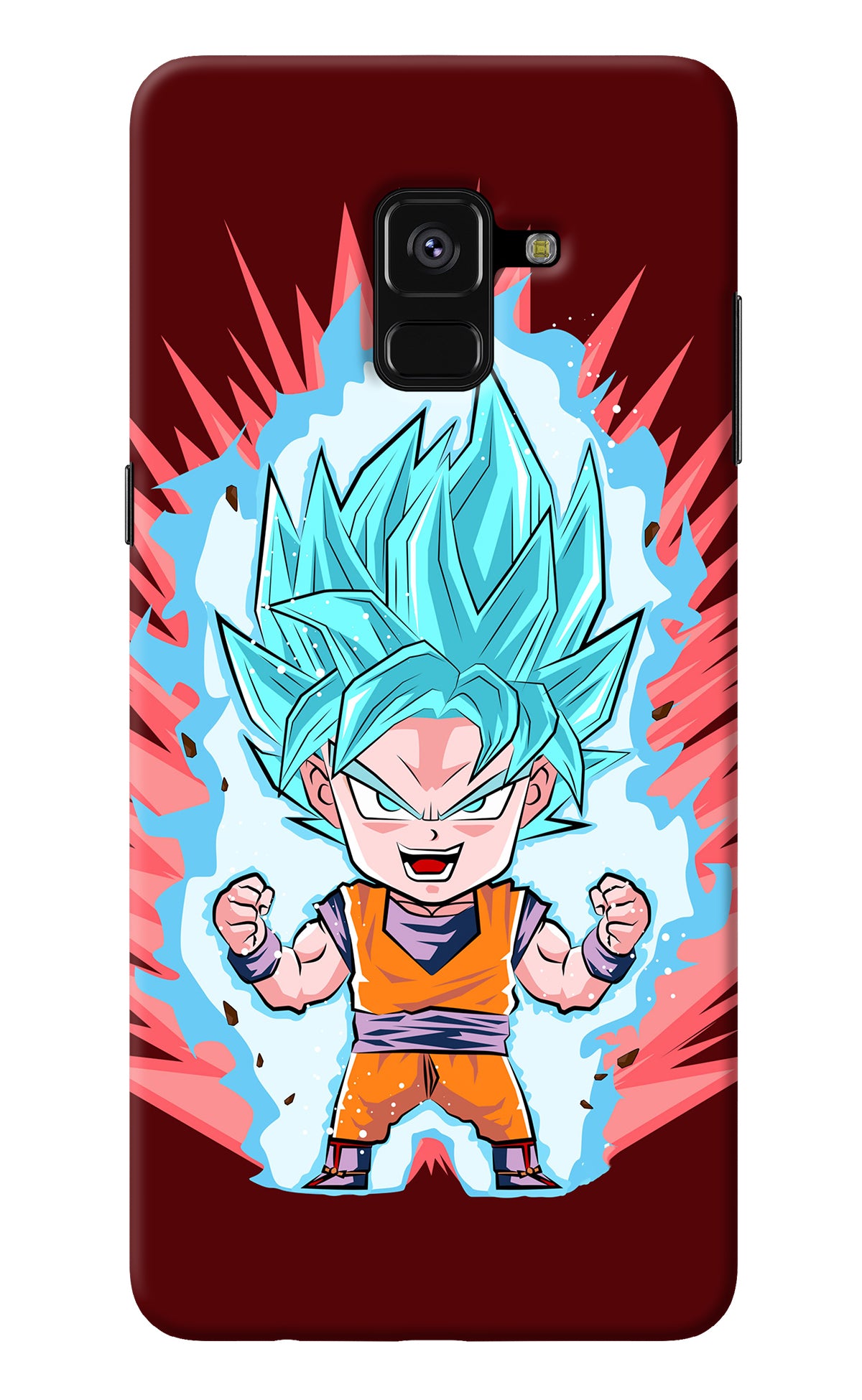 Goku Little Samsung A8 plus Back Cover