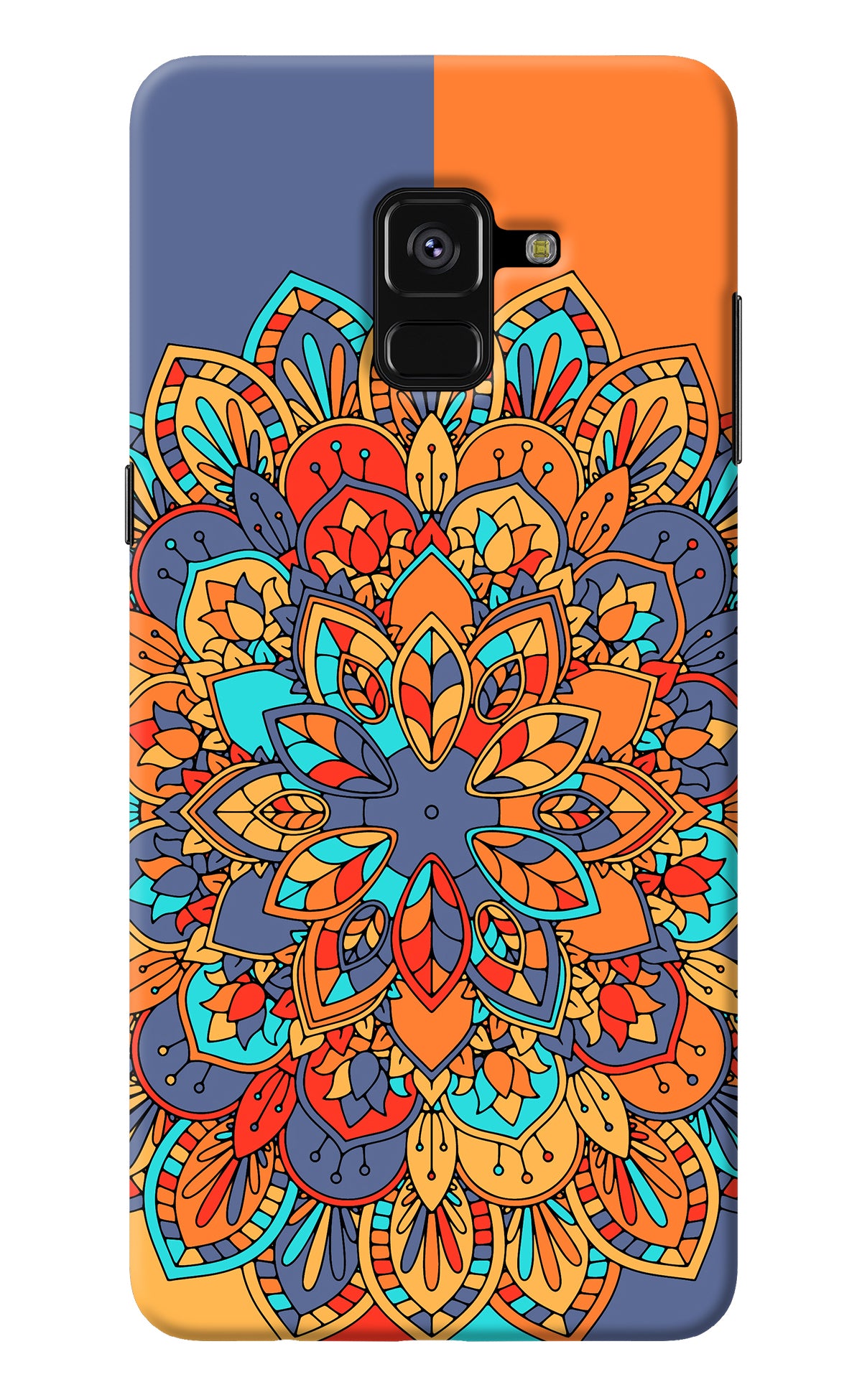 Color Mandala Samsung A8 plus Back Cover