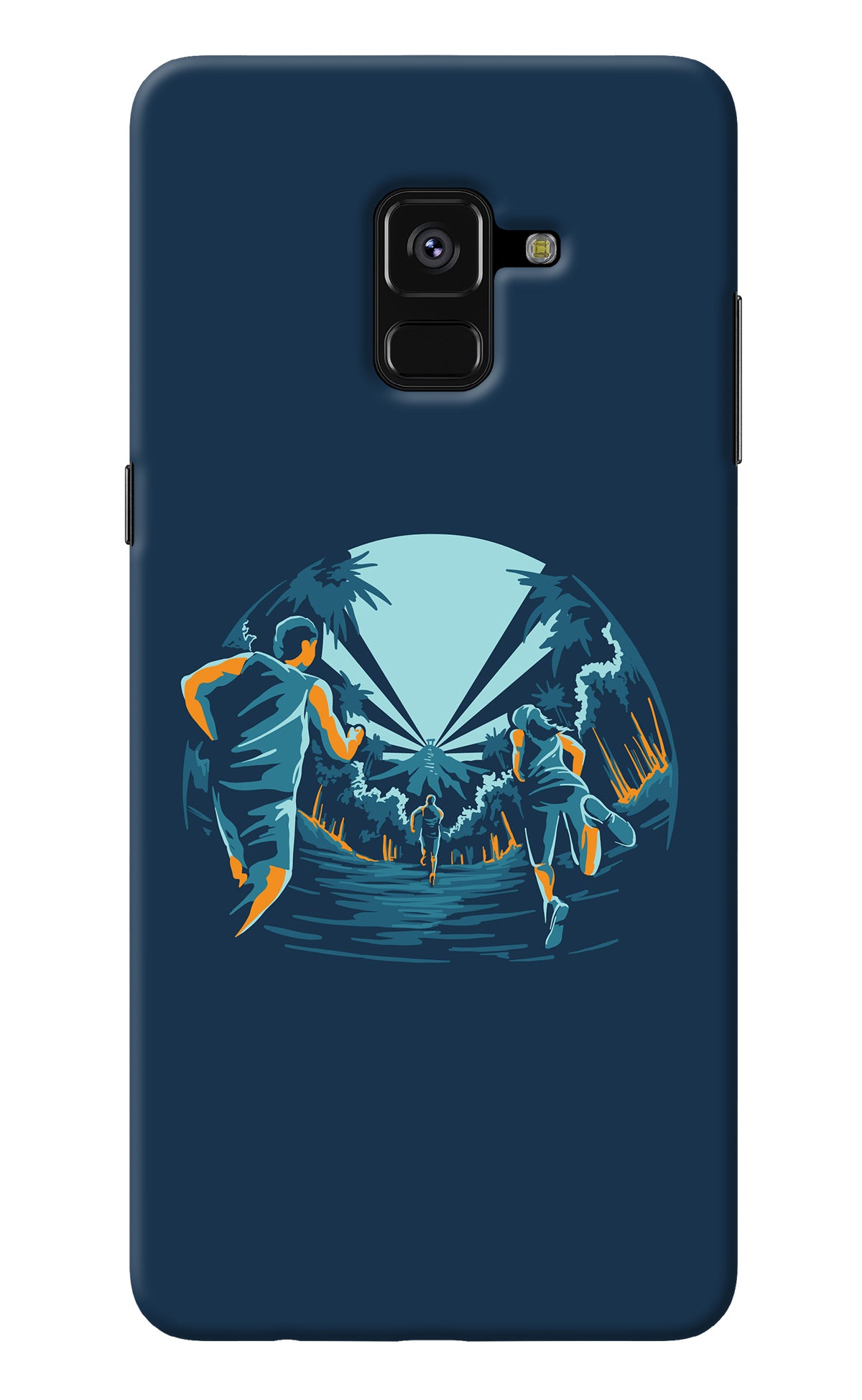 Team Run Samsung A8 plus Back Cover