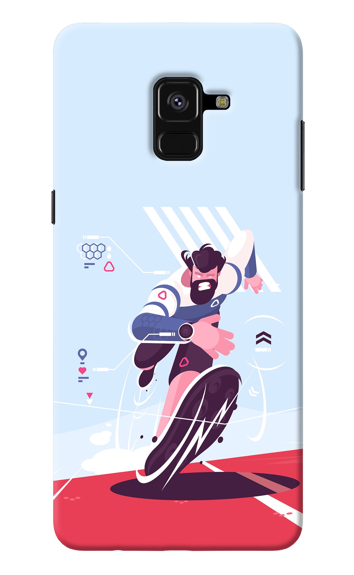 Run Pro Samsung A8 plus Back Cover