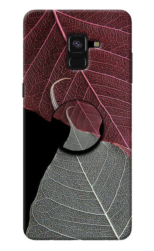 Leaf Pattern Samsung A8 plus Pop Case