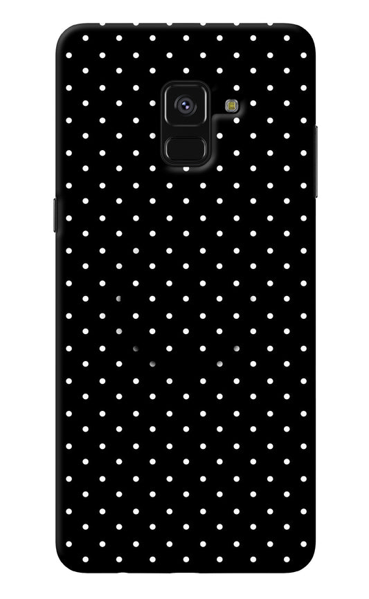 White Dots Samsung A8 plus Pop Case