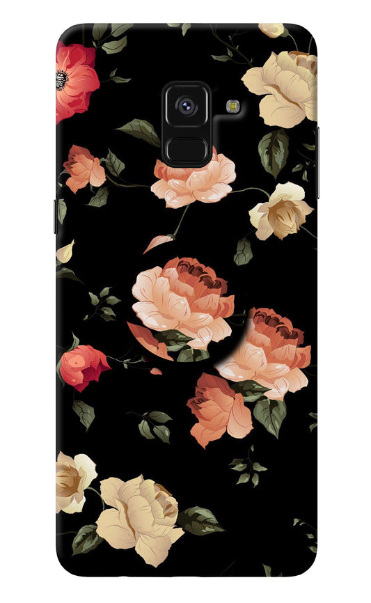 Flowers Samsung A8 plus Pop Case