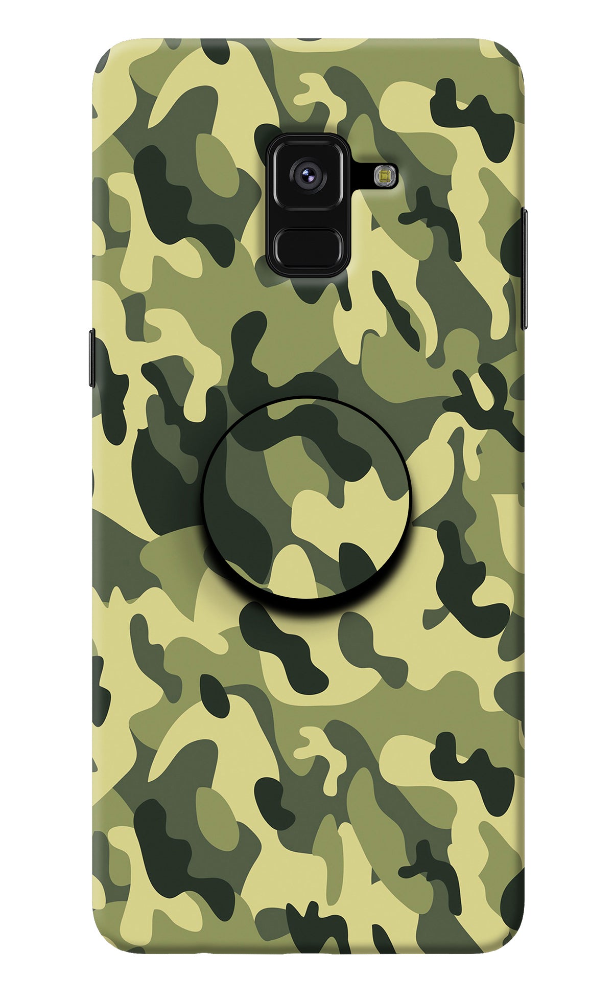 Camouflage Samsung A8 plus Pop Case