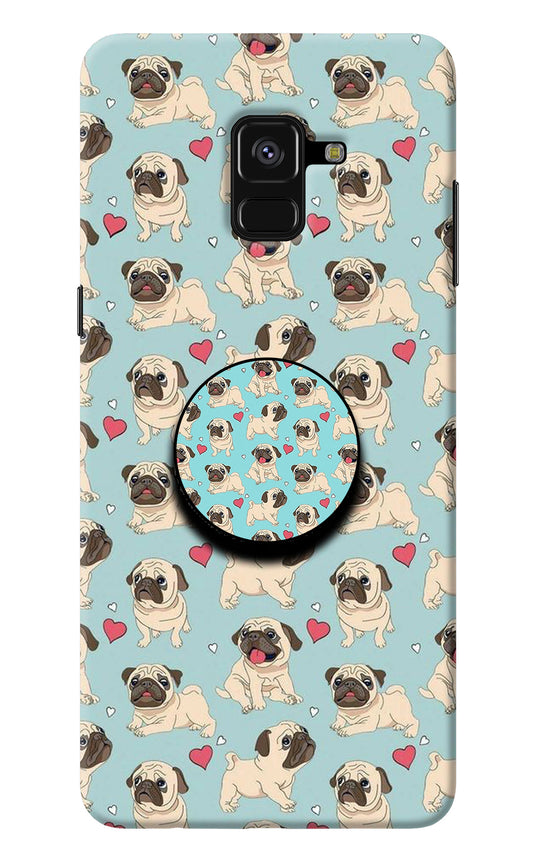 Pug Dog Samsung A8 plus Pop Case