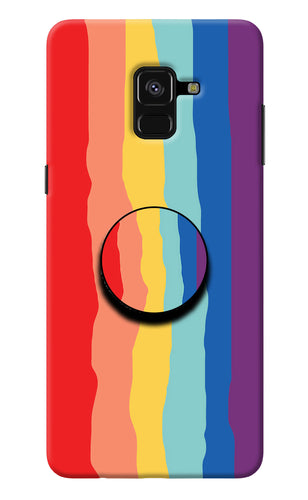 Rainbow Samsung A8 plus Pop Case