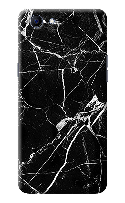 Black Marble Pattern Realme 1 Back Cover