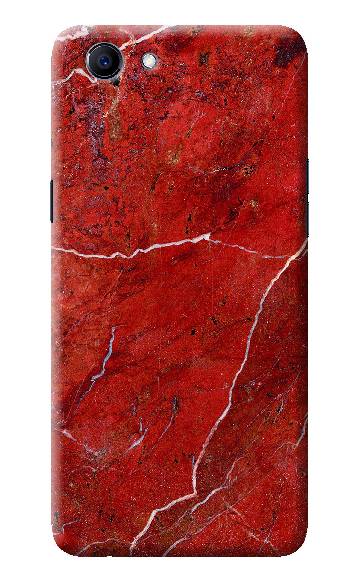 Red Marble Design Realme 1 Back Cover
