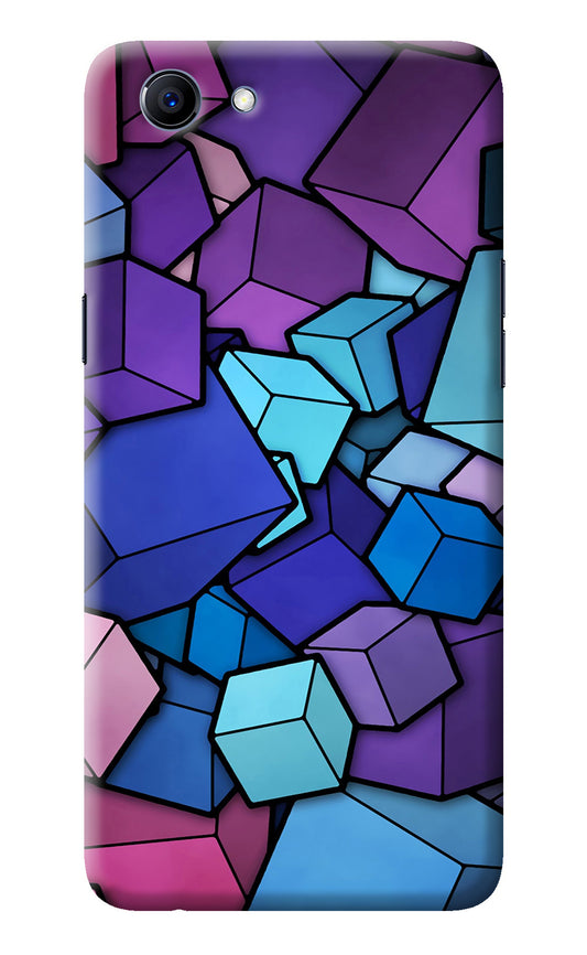 Cubic Abstract Realme 1 Back Cover