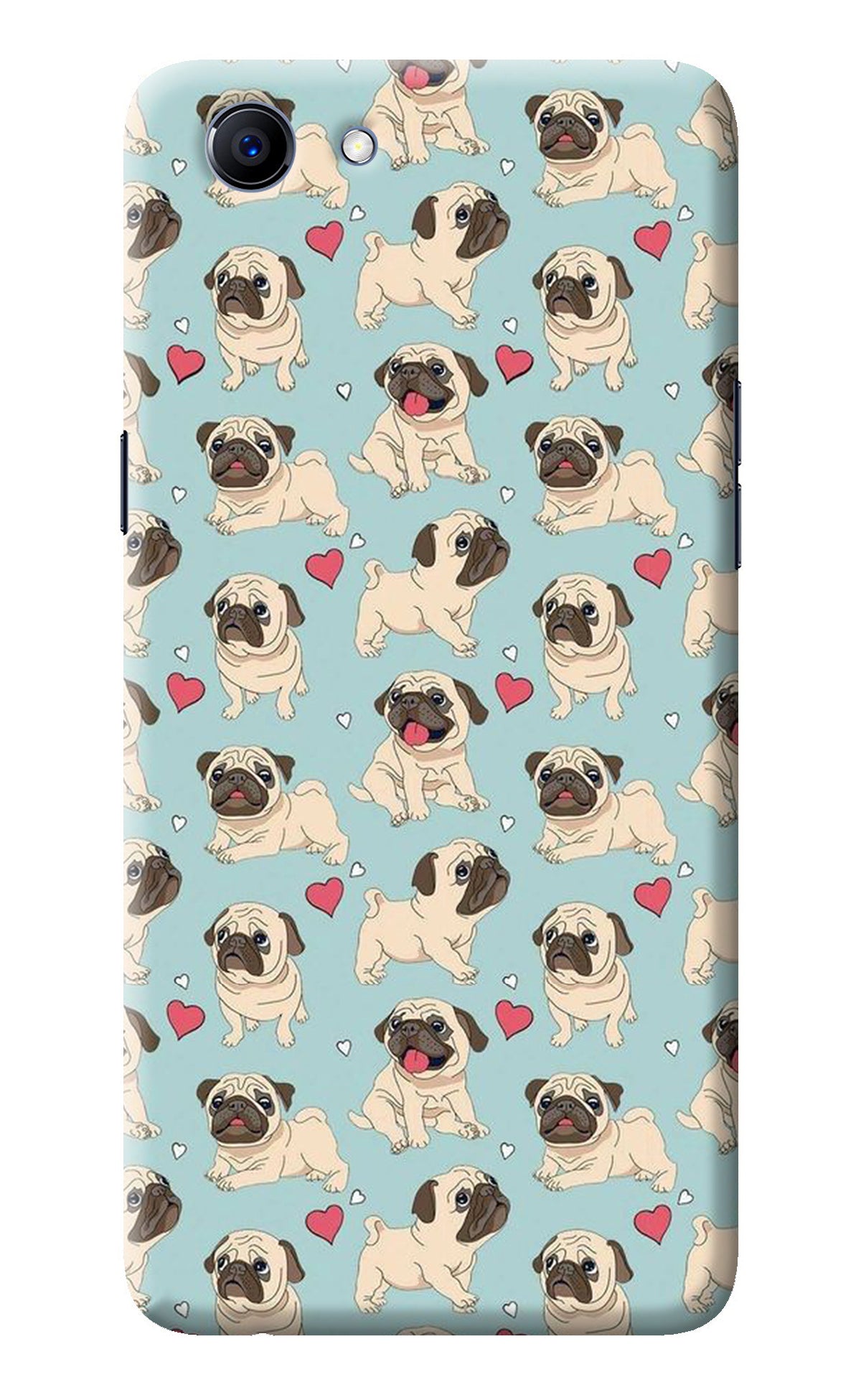 Pug Dog Realme 1 Back Cover