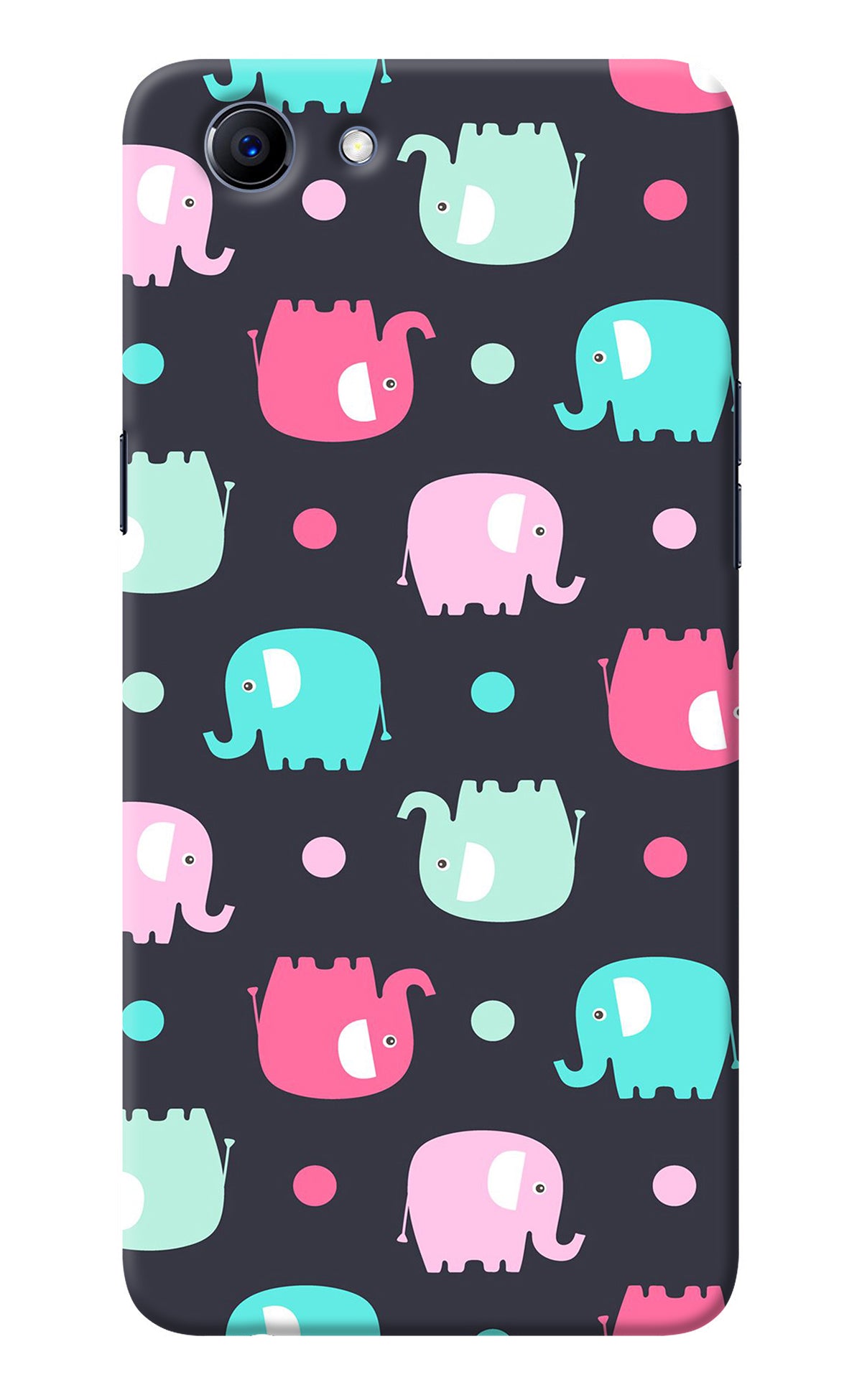 Elephants Realme 1 Back Cover