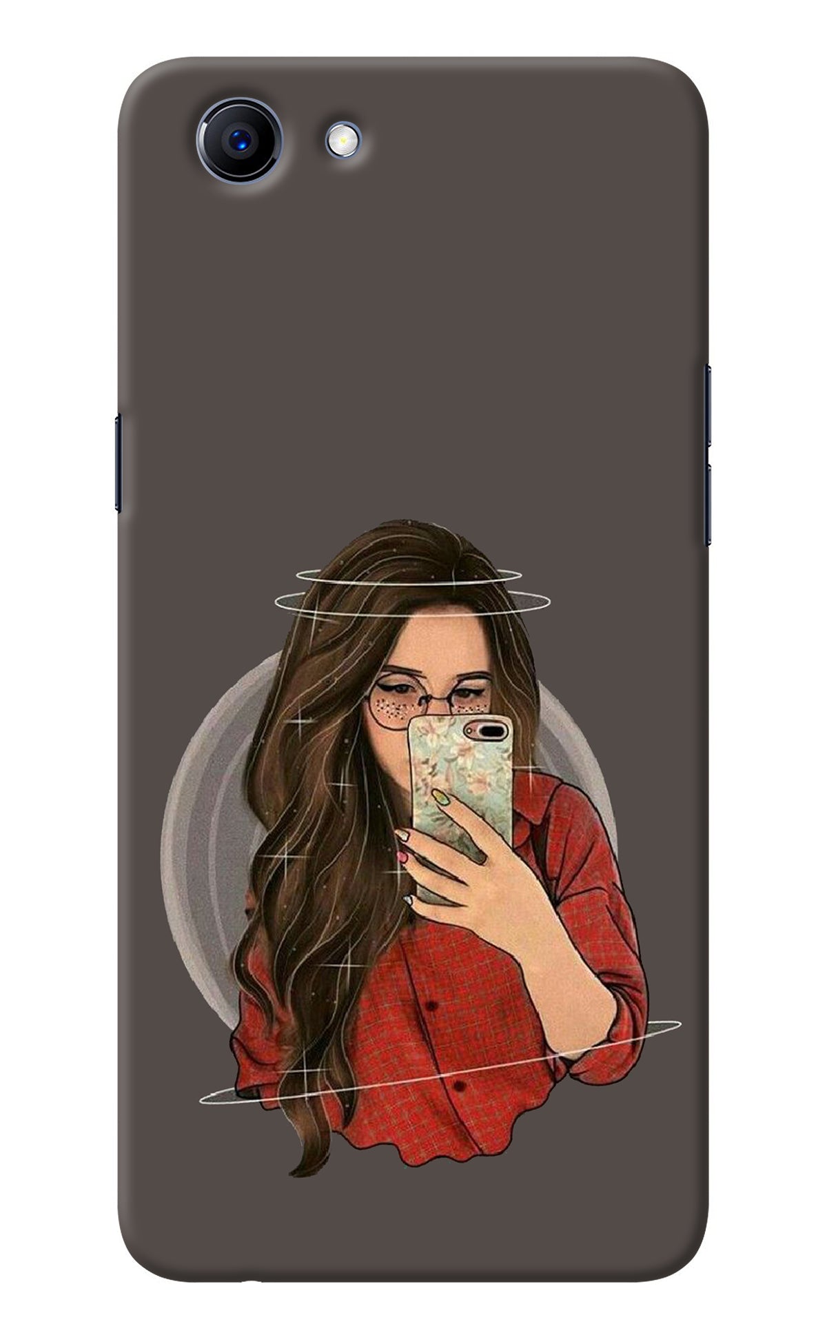 Selfie Queen Realme 1 Back Cover