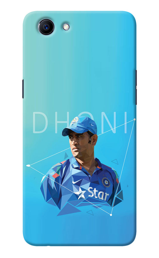 Dhoni Artwork Realme 1 Back Cover