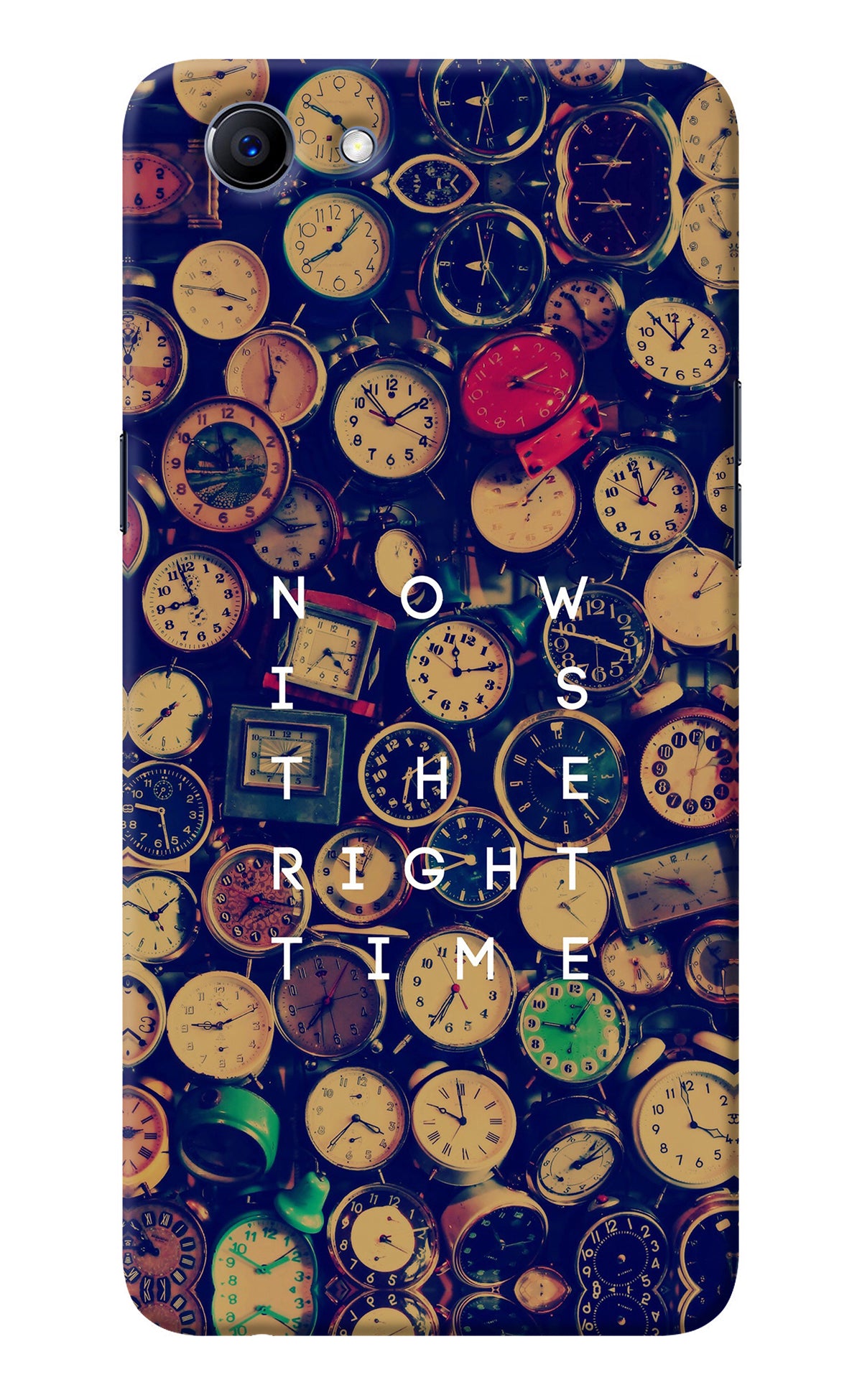 Now is the Right Time Quote Realme 1 Back Cover