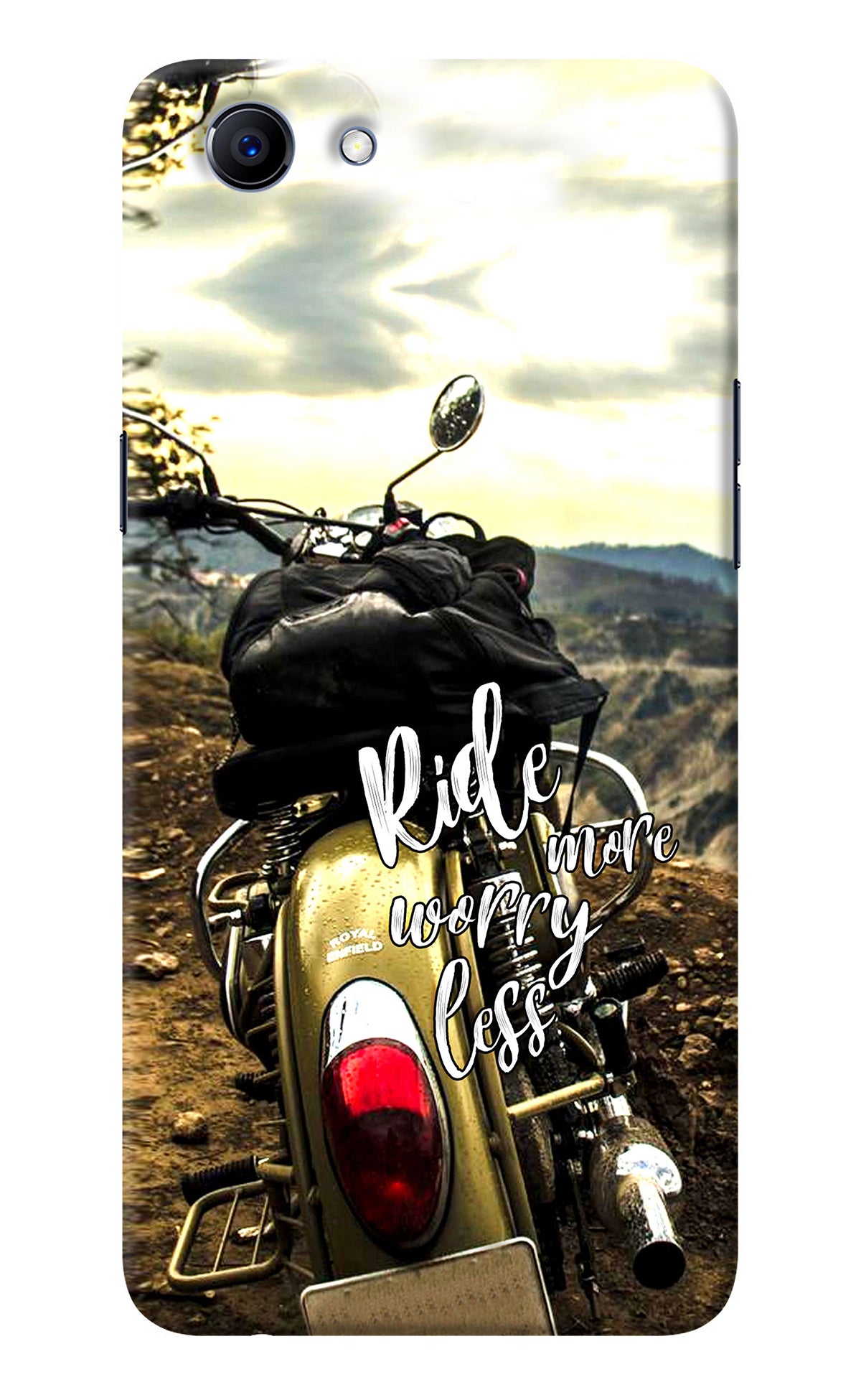 Ride More Worry Less Realme 1 Back Cover