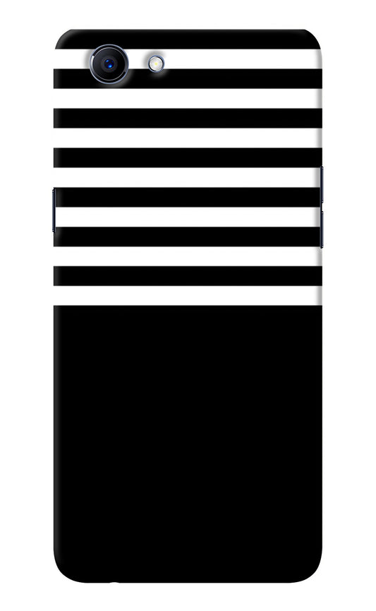 Black and White Print Realme 1 Back Cover