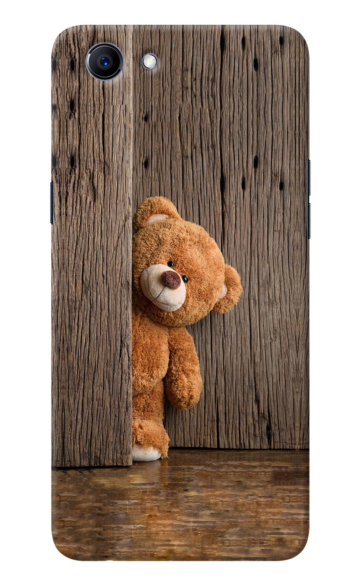 Teddy Wooden Realme 1 Back Cover