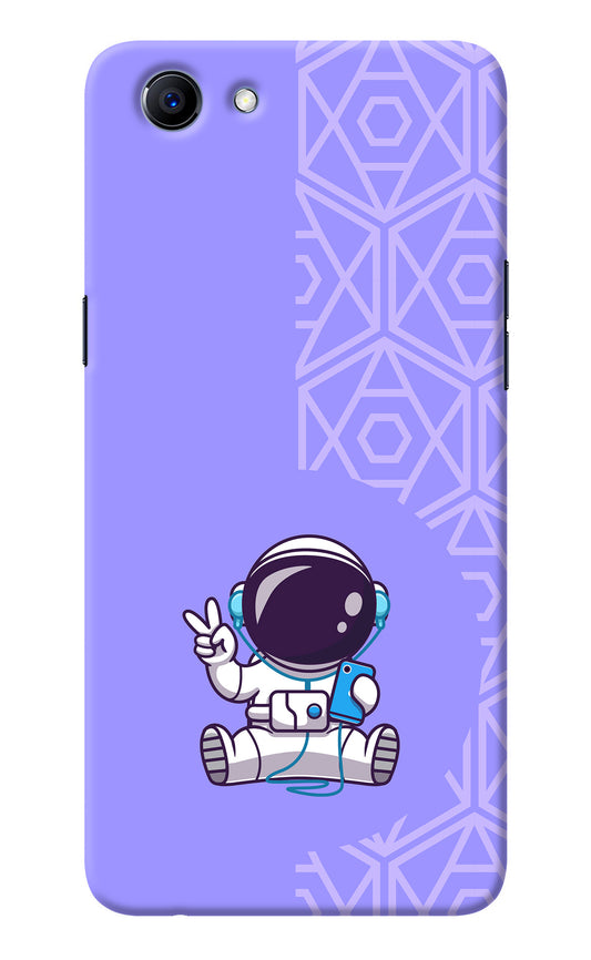 Cute Astronaut Chilling Realme 1 Back Cover