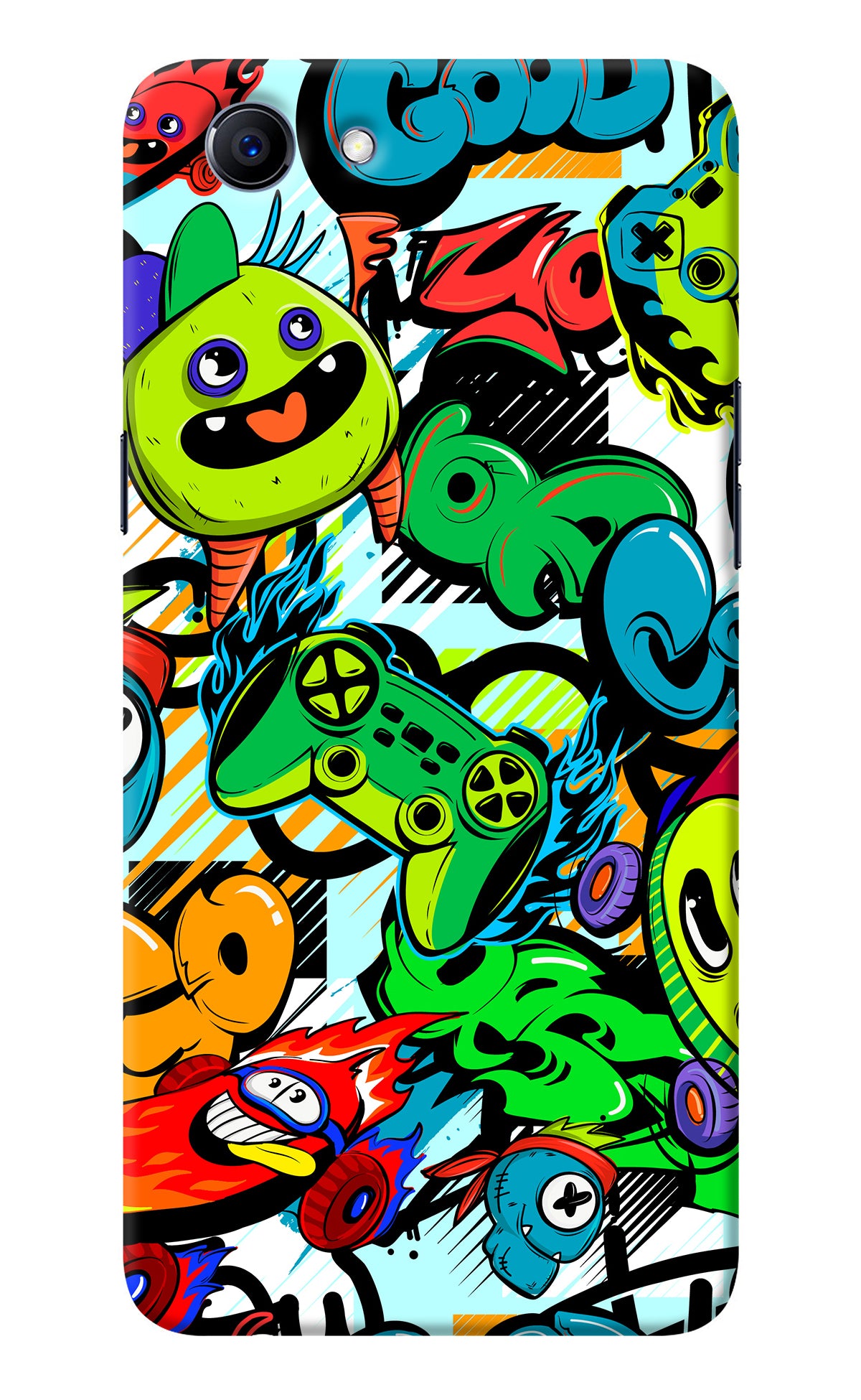 Game Doodle Realme 1 Back Cover