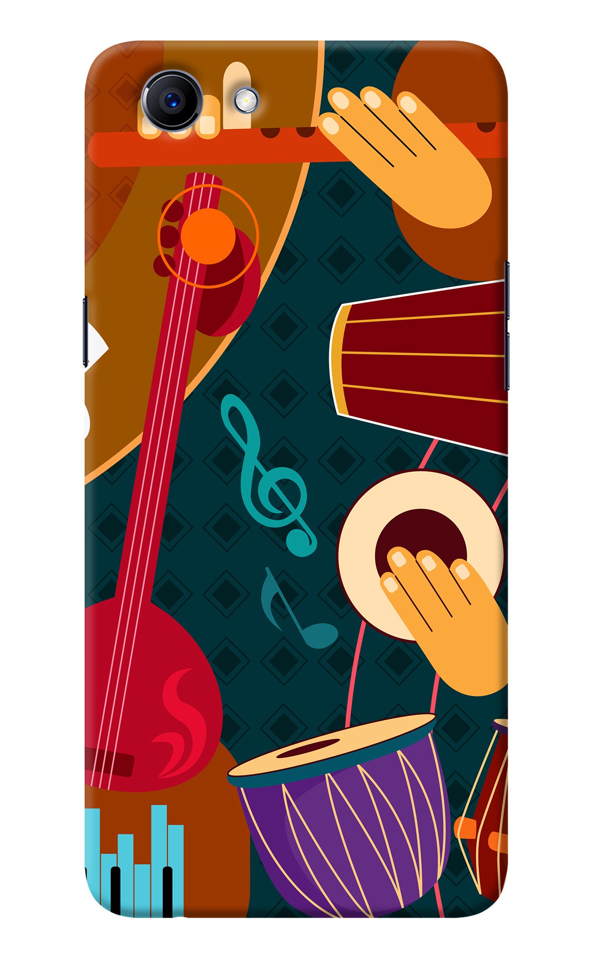 Music Instrument Realme 1 Back Cover