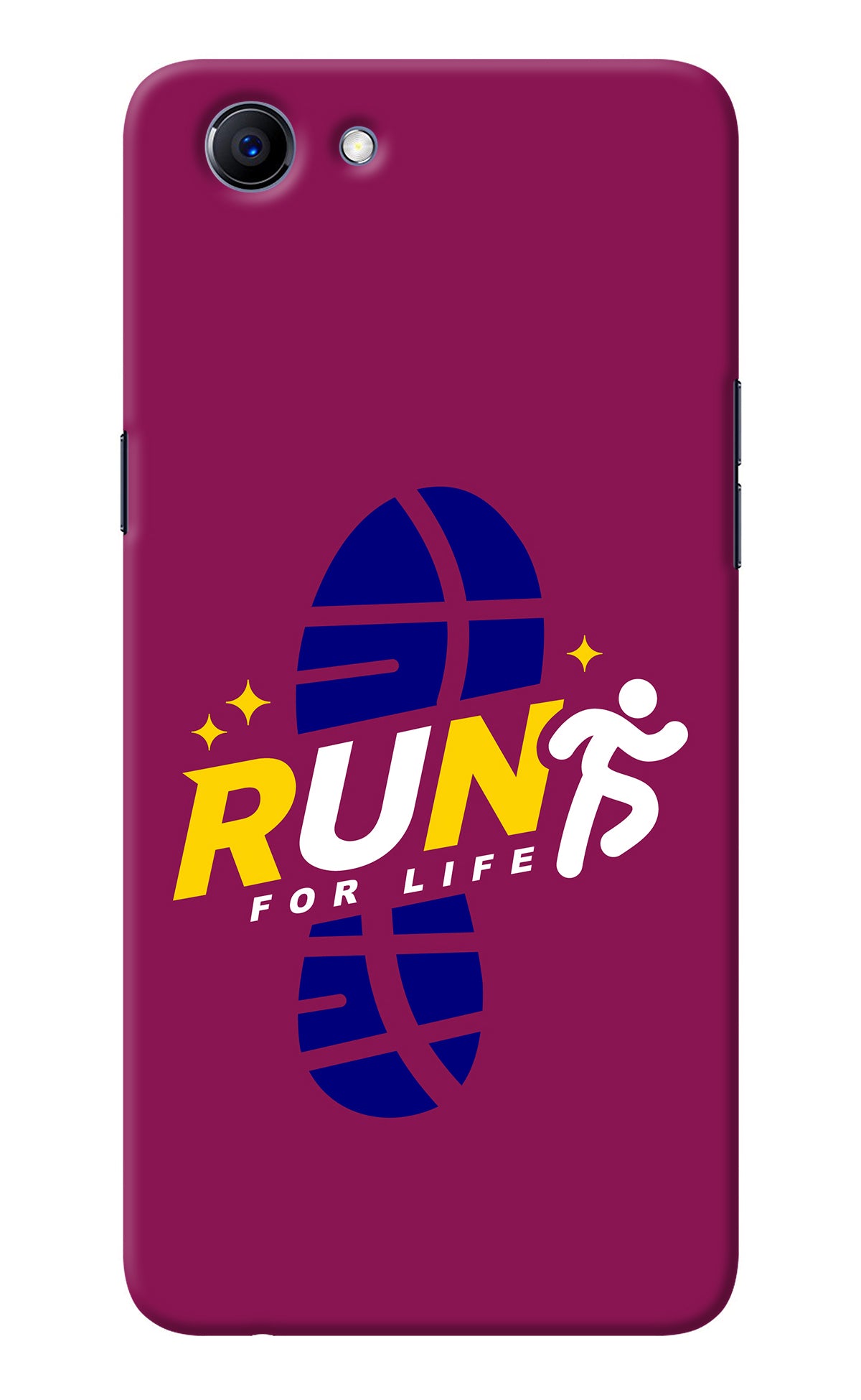 Run for Life Realme 1 Back Cover