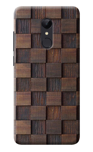 Wooden Cube Design Redmi 5 Back Cover