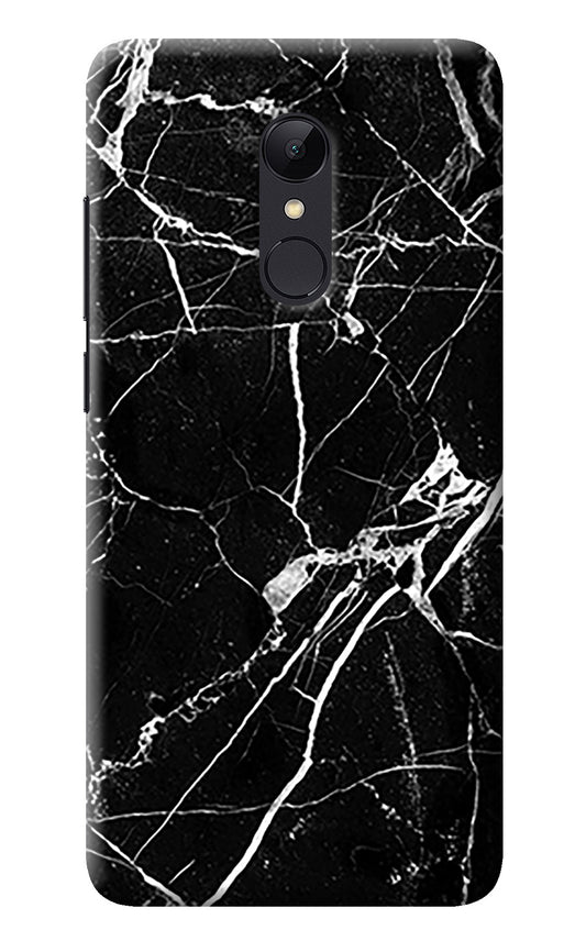 Black Marble Pattern Redmi 5 Back Cover