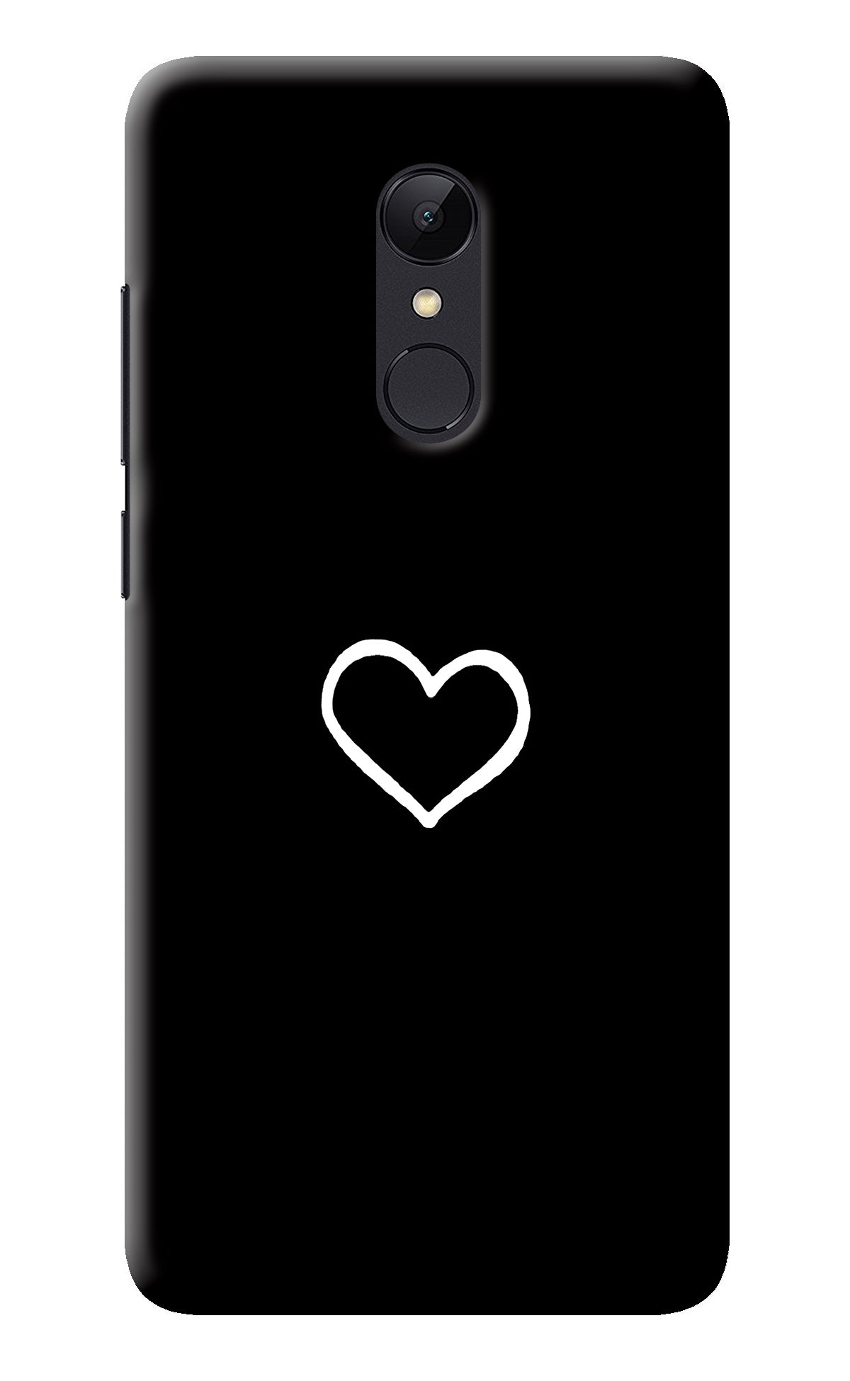 Heart Redmi 5 Back Cover