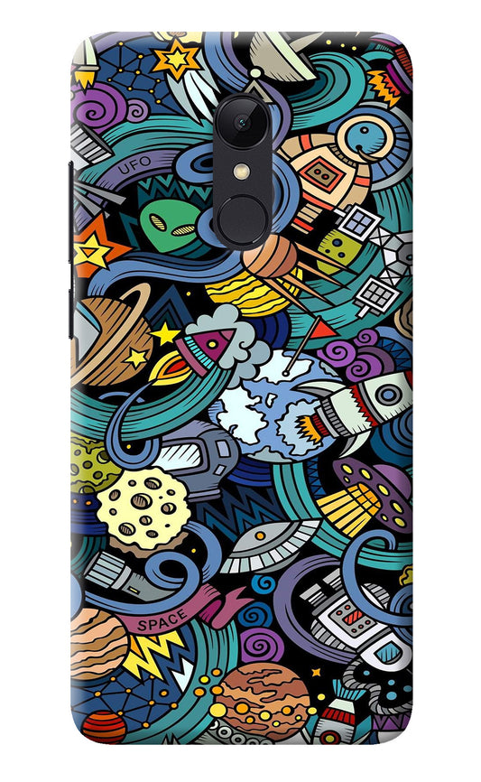Space Abstract Redmi 5 Back Cover