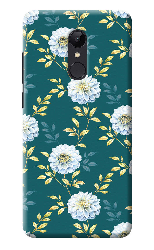 Flowers Redmi 5 Back Cover
