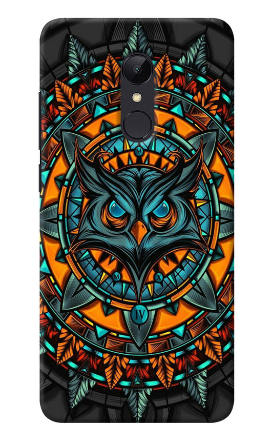 Angry Owl Art Redmi 5 Back Cover
