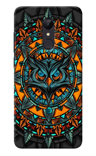 Angry Owl Art Redmi 5 Back Cover