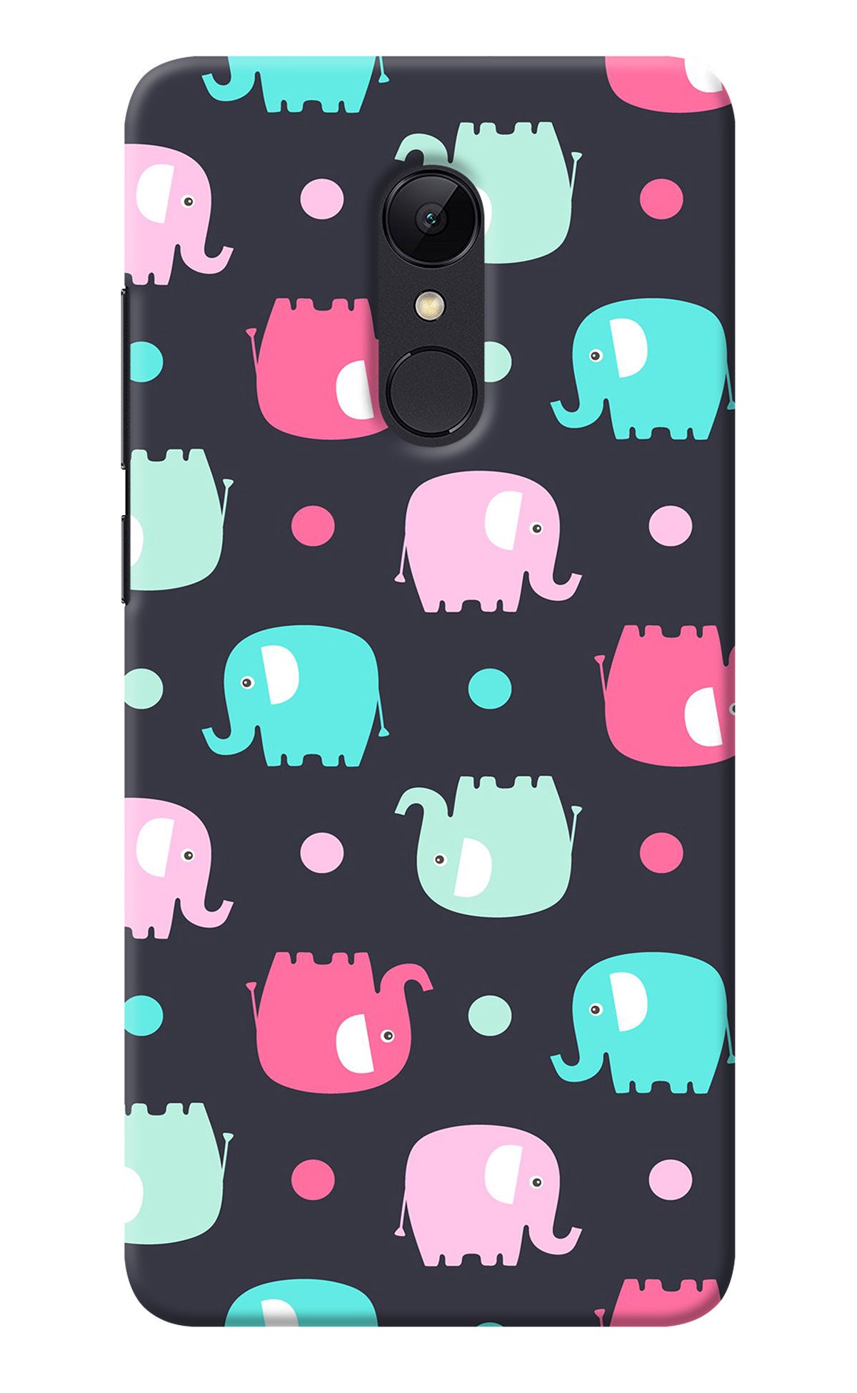 Elephants Redmi 5 Back Cover