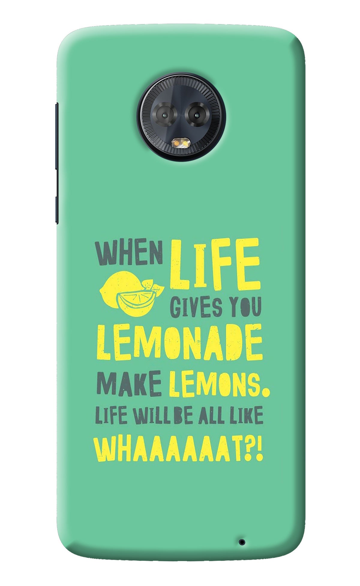 Quote Moto G6 Back Cover