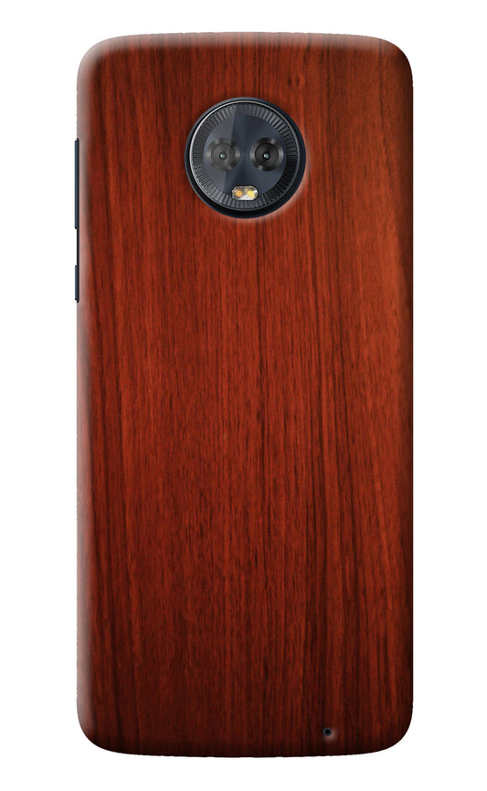 Wooden Plain Pattern Moto G6 Back Cover