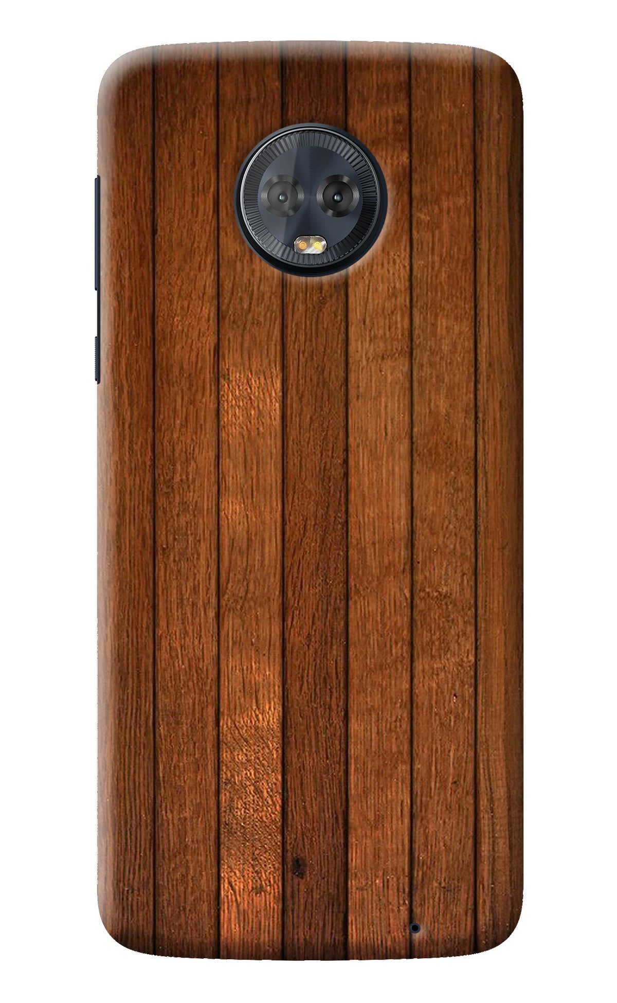 Wooden Artwork Bands Moto G6 Back Cover