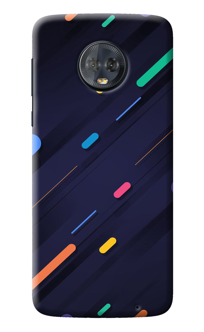 Abstract Design Moto G6 Back Cover