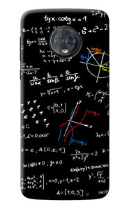 Mathematics Formula Moto G6 Back Cover