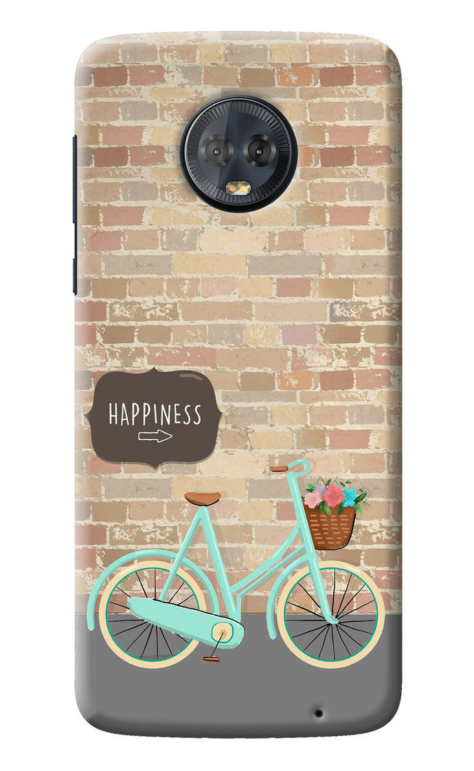 Happiness Artwork Moto G6 Back Cover