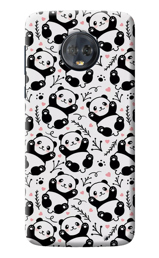 Cute Panda Moto G6 Back Cover