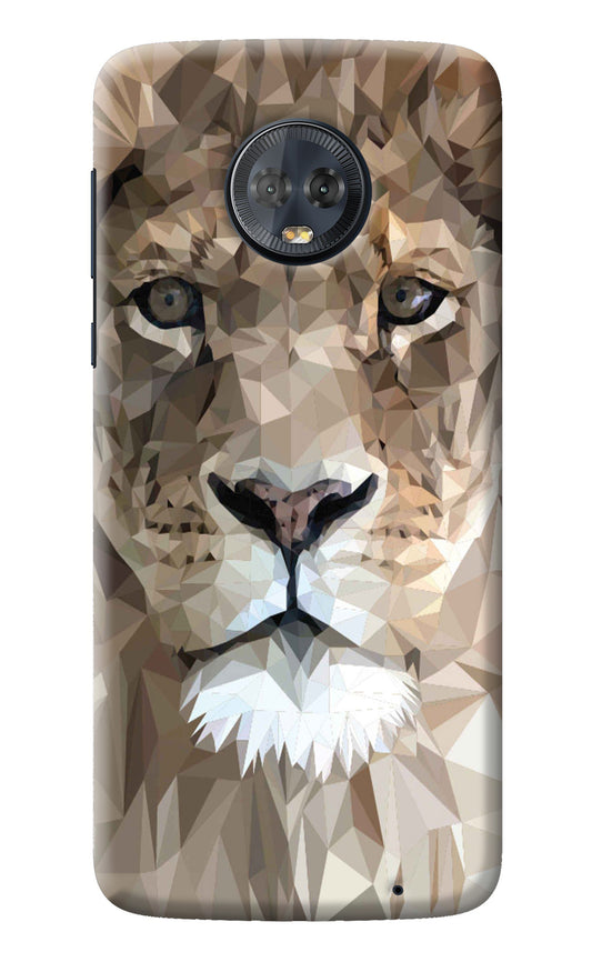 Lion Art Moto G6 Back Cover