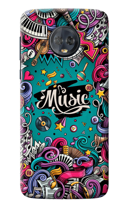 Music Graffiti Moto G6 Back Cover