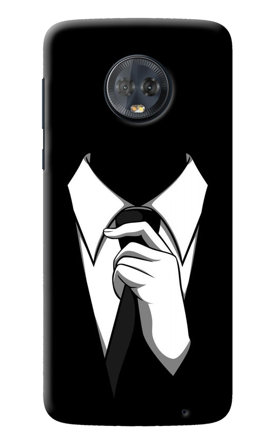 Black Tie Moto G6 Back Cover