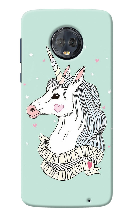 Unicorn Wallpaper Moto G6 Back Cover